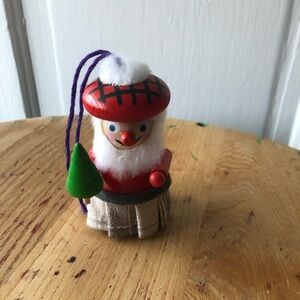 Steinbach Wood Santa Scottish Christmas Ornament Made in Germany